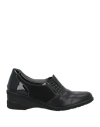 Melluso Woman Loafers Black Size 10 Leather In Black