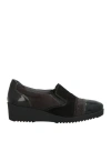 Melluso Woman Loafers Black Size 7 Textile Fibers In Black