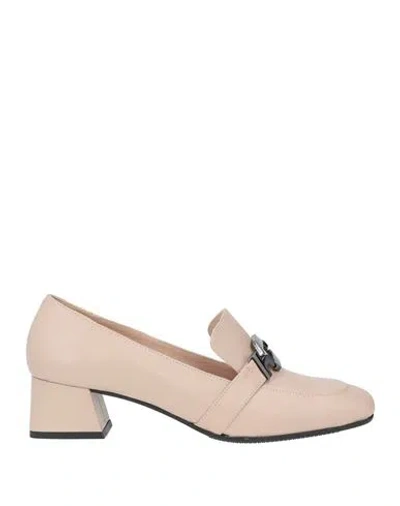 Melluso Woman Loafers Blush Size 11 Leather