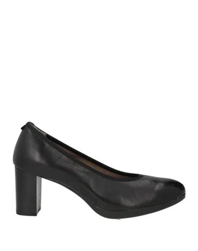 Melluso Woman Pumps Black Size 10 Leather