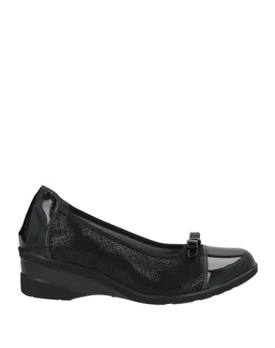 Melluso Woman Pumps Black Size 9 Textile Fibers