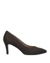 Melluso Woman Pumps Dark Brown Size 10 Leather