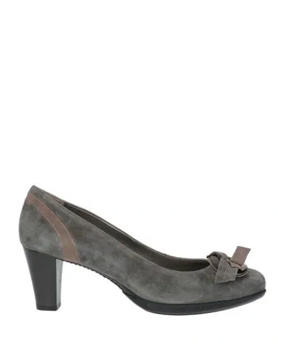 Melluso Woman Pumps Lead Size 6 Soft Leather In Multi
