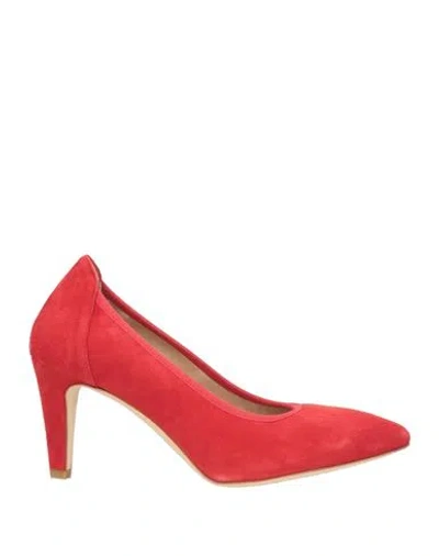 Melluso Woman Pumps Red Size 6 Leather