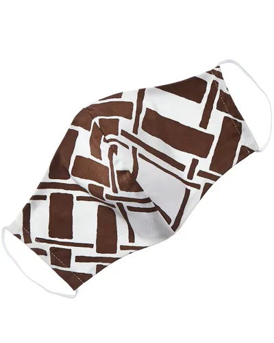 Melly M Bamboo Cloth Face Mask In Brown