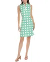 Melly M Delray Shift Dress In Green