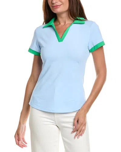Melly M Devon Polo Shirt In Blue