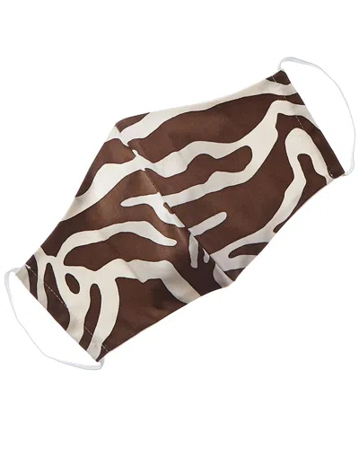 Melly M Gwen Cloth Face Mask In Brown