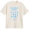 Melody Ehsani Gender Inclusive Allergy Gang Cotton Graphic T-shirt In Cream