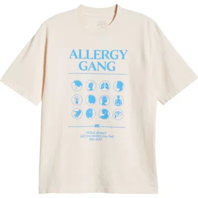 Melody Ehsani Gender Inclusive Allergy Gang Cotton Graphic T-shirt In Cream
