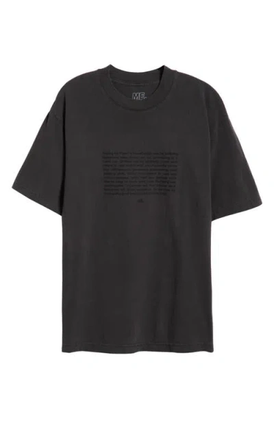Melody Ehsani Gender Inclusive Fake Connections Graphic T-shirt In Vintage Black