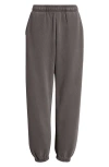 Melody Ehsani Gender Inclusive Heavy Fleece Sweatpants In Black Raspberry Ice Cream