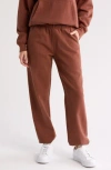 Melody Ehsani Gender Inclusive Heavy Fleece Sweatpants In Brown