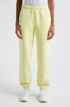 Melody Ehsani Gender Inclusive Heavy Fleece Sweatpants In Lemon Zest