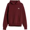 Melody Ehsani Heavy Fleece Hoodie In Oxblood