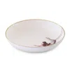 Melody Rose London White Trapeze Girl Bone China Large Pasta / Serving Bowl In White