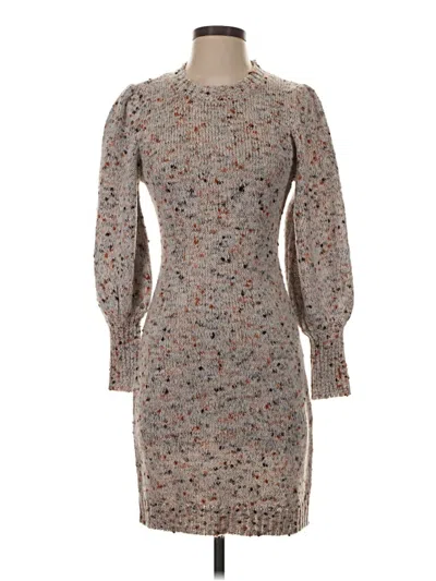 Pre-owned Melonie T Cocktail Dress In Gray