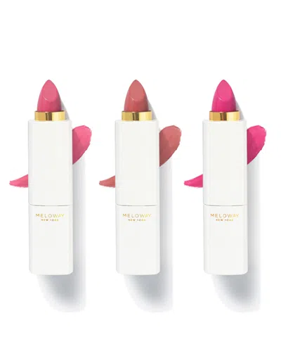 Meloway Pink Lip Bundle Set, 3 Piece In Warm Pink