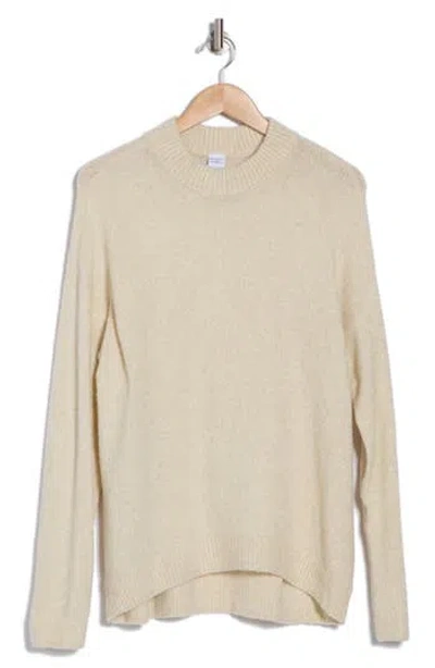 Melrose And Market Bouclé Sweater In Beige Oatmeal Light Heather