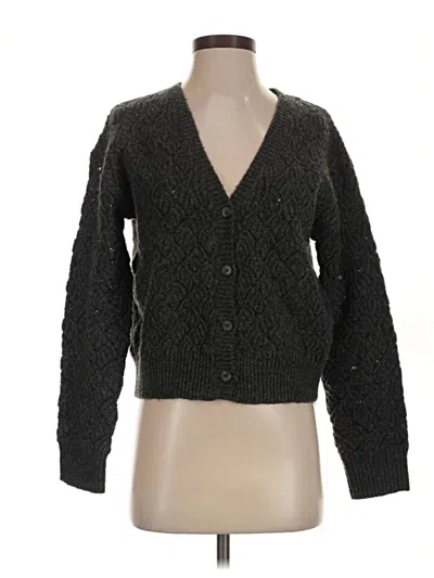 Pre-owned Melrose And Market Cardigan Sweater In Black