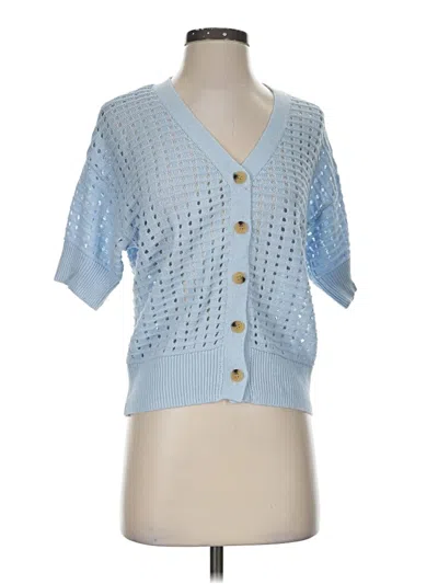 Pre-owned Melrose And Market Cardigan Sweater In Blue