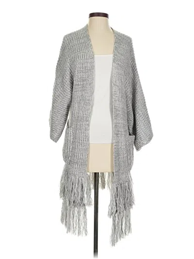 Pre-owned Melrose And Market Cardigan Sweater In Gray