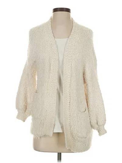 Pre-owned Melrose And Market Cardigan Sweater In Ivory