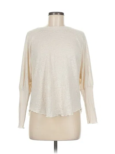 Pre-owned Melrose And Market Cardigan Sweater In White