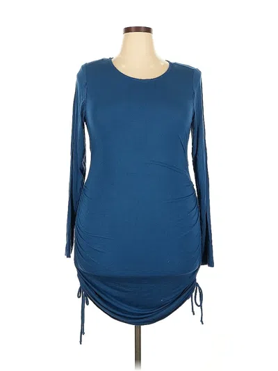 Pre-owned Melrose And Market Casual Dress In Blue