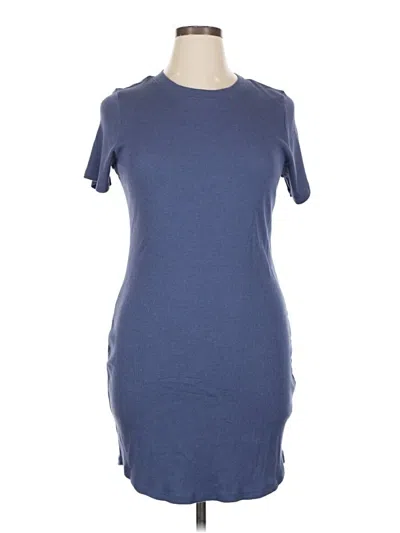 Pre-owned Melrose And Market Casual Dress In Blue