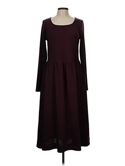 Pre-owned Melrose And Market Casual Dress In Burgundy