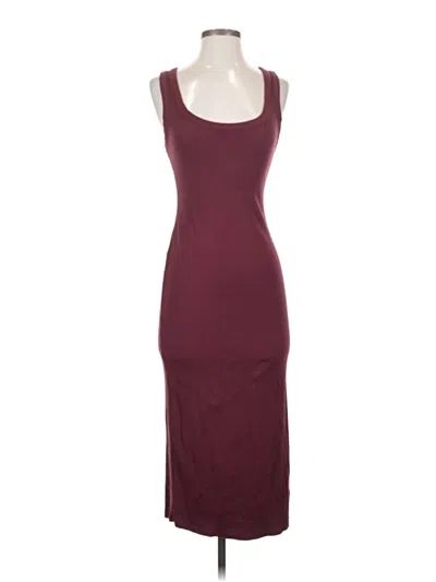 Pre-owned Melrose And Market Casual Dress In Burgundy