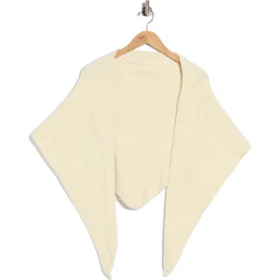 Melrose And Market Chunky Triangle Scarf In Ivory