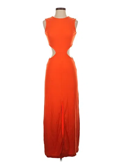Pre-owned Melrose And Market Cocktail Dress In Orange