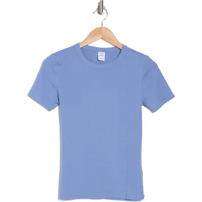 Melrose And Market Cotton Blend Baby Tee In Blue Beyond