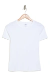 Melrose And Market Cotton Blend Baby Tee In White