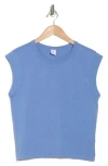 Melrose And Market Cotton Muscle Tank In Blue Beyond