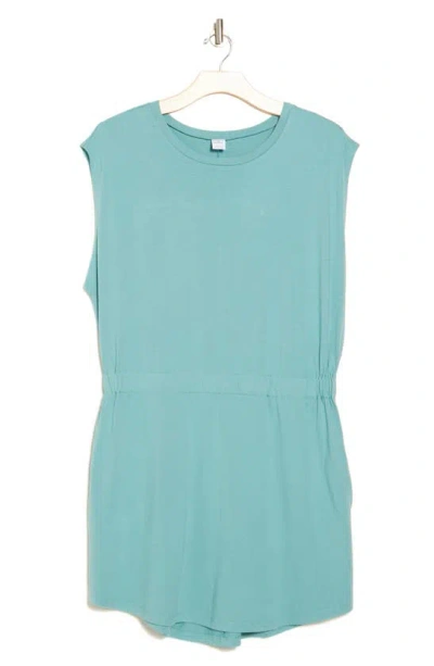 Melrose And Market Cotton T-shirt Dress In Green Seaglass