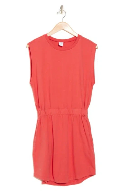 melrose and market t shirt dress Melrose And Market Cotton T-shirt Dress In Red Cranberry
