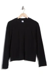 Melrose And Market Cozy Waffle Sweater In Black