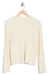 Melrose And Market Cozy Waffle Sweater In Ivory Dove