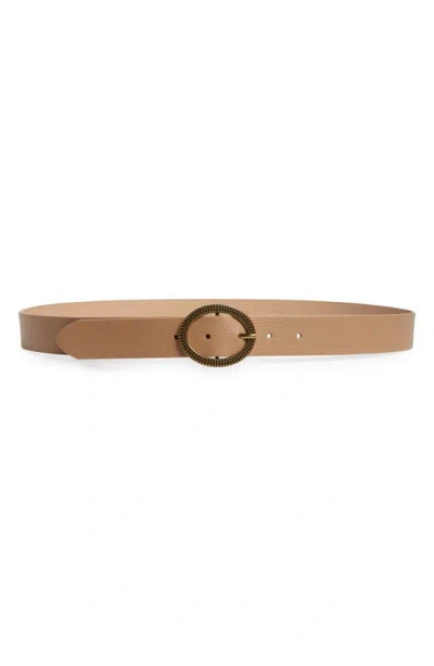 Melrose And Market Embossed Buckle Belt In Tan Combo