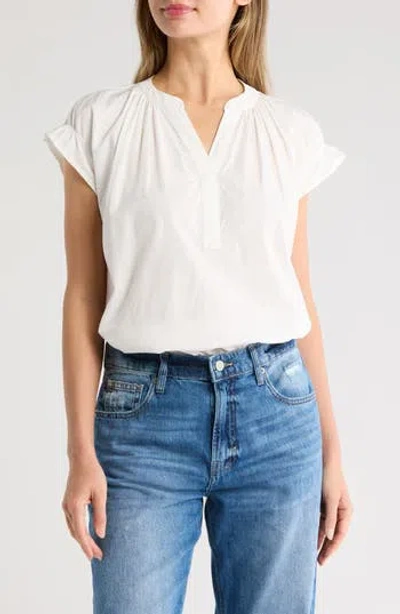Melrose And Market Flutter Sleeve Cotton Top