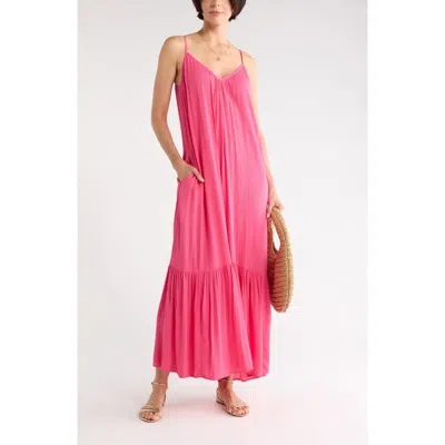 Melrose And Market Gauze Tiered Maxi Dress