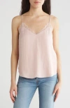 Melrose And Market Lace Cami In Pink Sepia