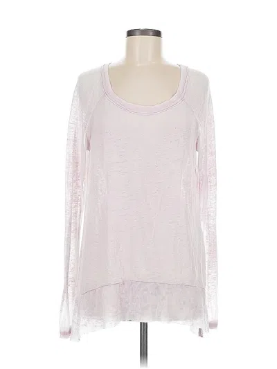 Pre-owned Melrose And Market Long Sleeve T-shirt In Pink