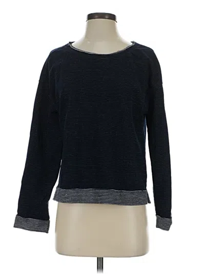 Pre-owned Melrose And Market Long Sleeve T-shirt In Blue