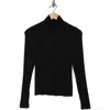 Melrose And Market Long Sleeve Turtleneck In Black