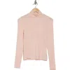 Melrose And Market Long Sleeve Turtleneck In Pink Sepia