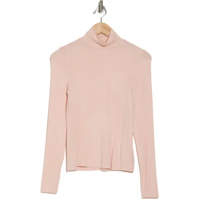 Melrose And Market Long Sleeve Turtleneck In Pink Sepia